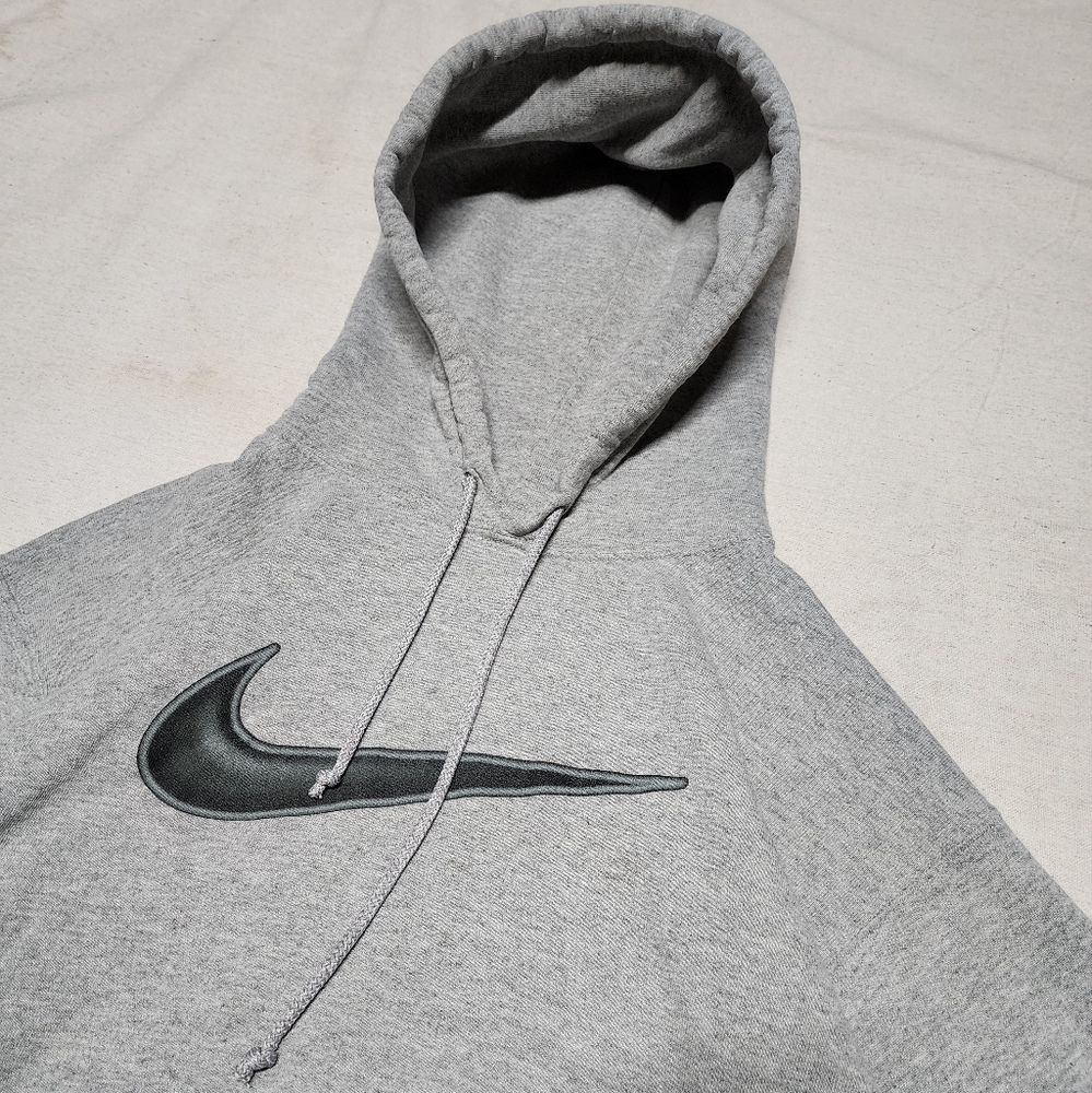 Vintage 90s Nike Center Swoosh Mens Hoodie